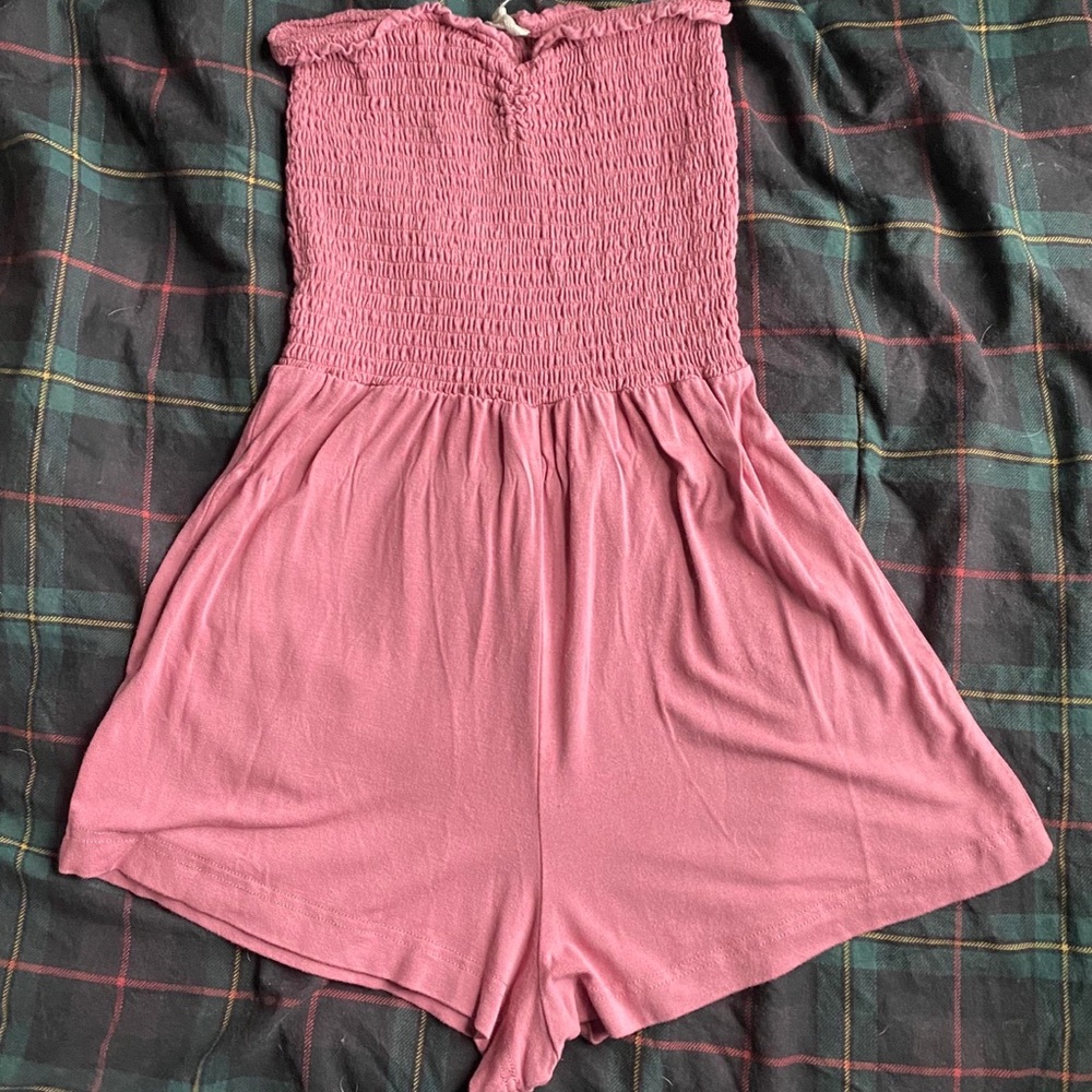 LA Hearts Strapless Romper